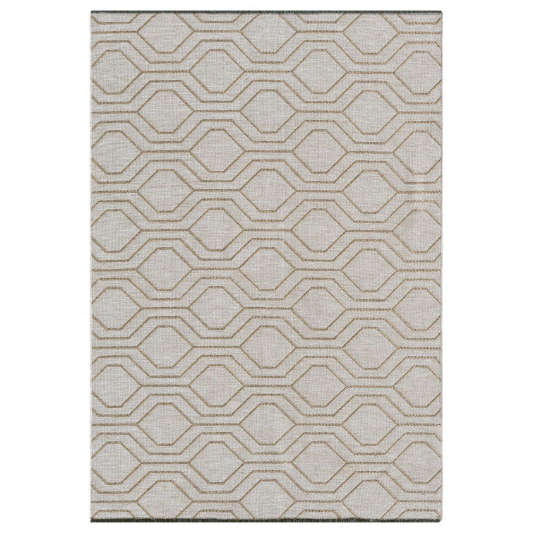 Moroccan Trellis Washable Area Rug