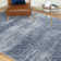 Tapis bleu / gris Aavin