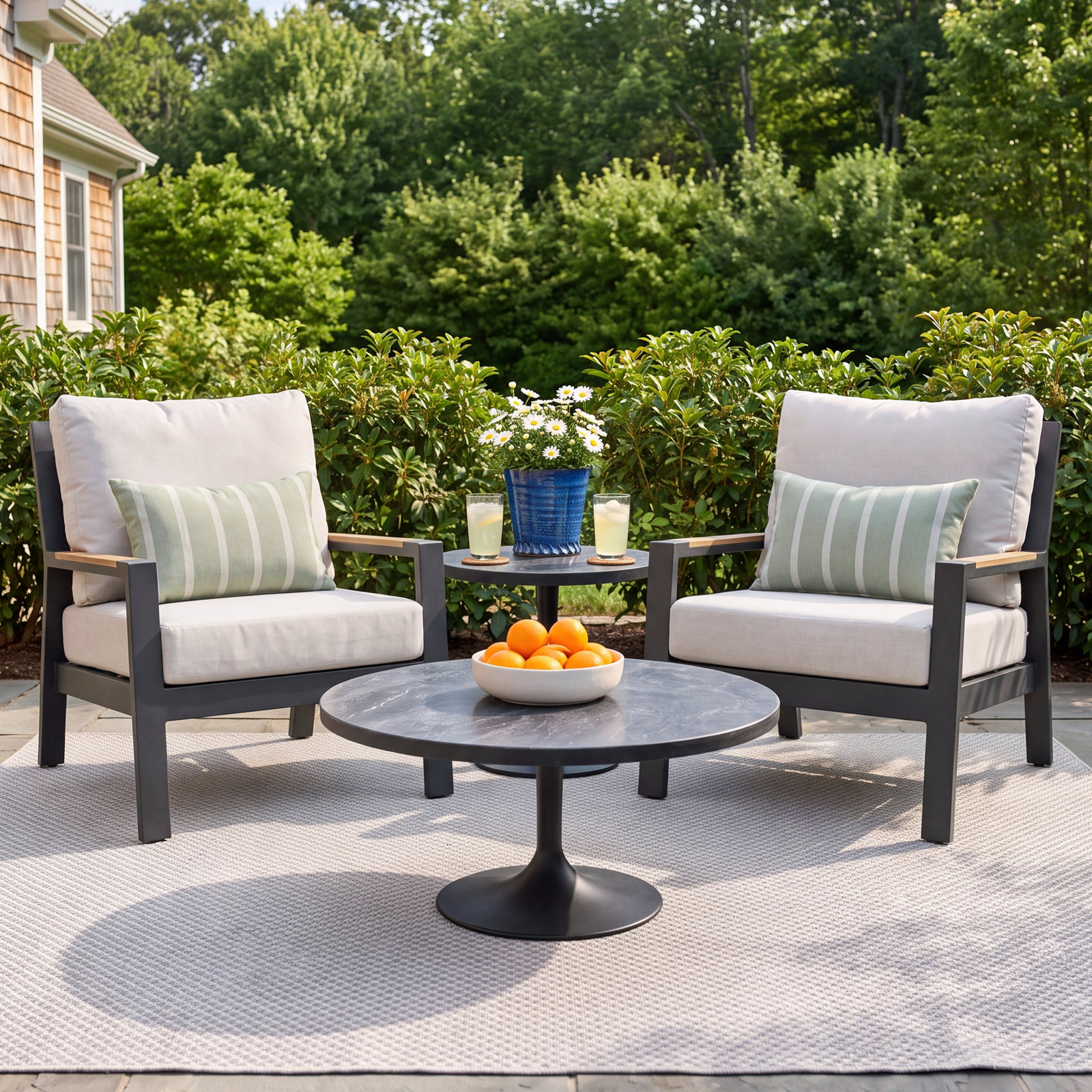 Jayton 2-Person Sunbrella® Patio Seating Group