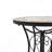 Round Ceramic Outdoor Side Tableful