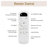 52 Inch Flush Mount Ceiling Fan DC 3 Solid Wood Fan Blade Noiseless Reversible Motor Remote Control With Light
