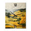 Horloge murale jaune et vert-99630127
