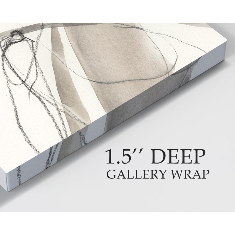" Neutral Momentum II " Painting Print, 40" H x 40" W, Wrapped Canvas, No Frame