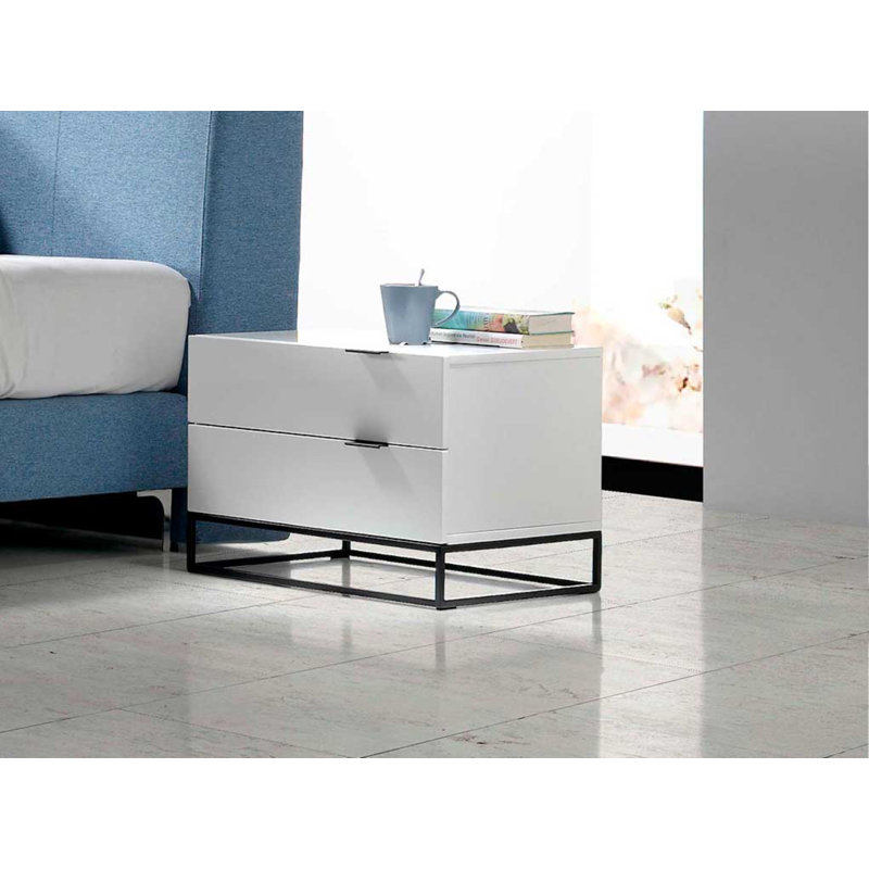 Gobnait 41.5cm W Manufactured Wood Bedside Table