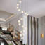 Lustre moderne 20 lumières noir cristal-61309185-21469982
