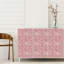 Gartner Pink Marble Vintage Azulejo Mosaic Wall Tile Sticker Set 15cm x 15cm PVC