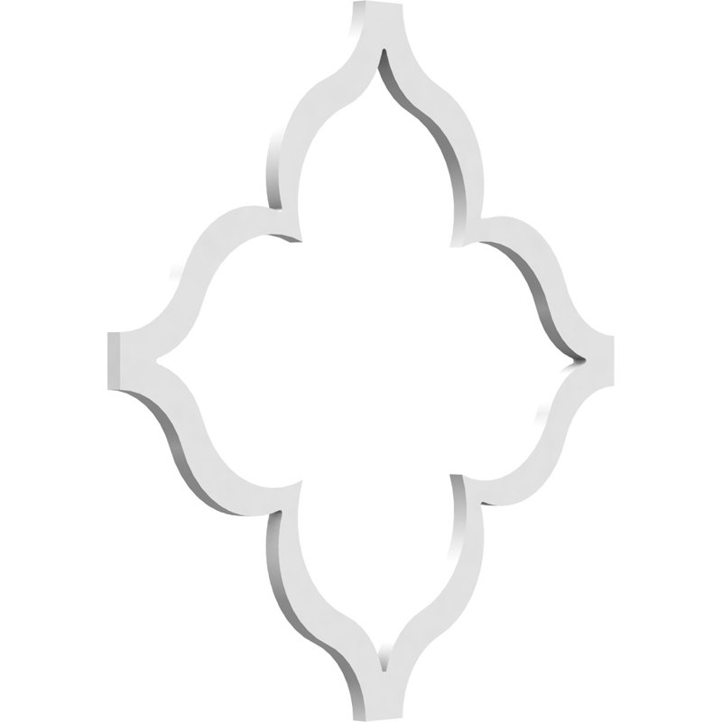 Panneaux muraux décoratifs May, moyen, l 15 3/8 po x H 15 3/8 po x T 3/8 po, PVC de qualité architecturale May