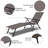 Outdoor Metal Chaise Lounge