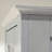 Tall Narrow Tower Storage Cabinet with 2 Shutter Doors and 5 Tier Shelves for Bathroom, Kitchen