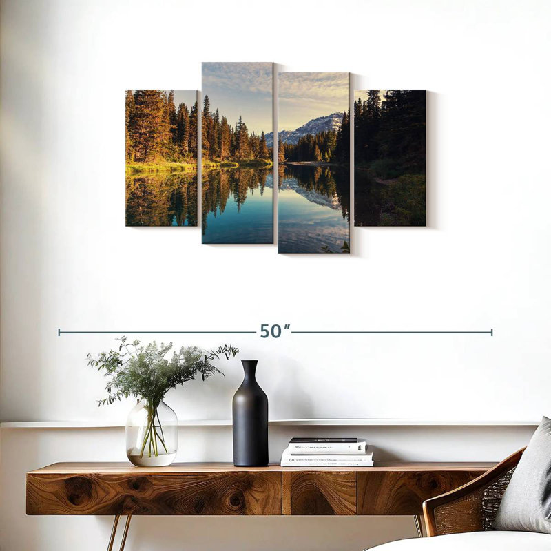Glacier Park Lake, 22" H x 36" W