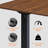  Electric Standing Desk, 48x 24 Inches Height Adjustable Desk, Sit And Stand Up, Ergonomic Rising Computer Table With Memory Preset, Dark Walnut