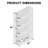 Four Shelf Double Primed Sliding Barn Door With Mounting Hardware Kit（Bookshelf Style）-101365209
