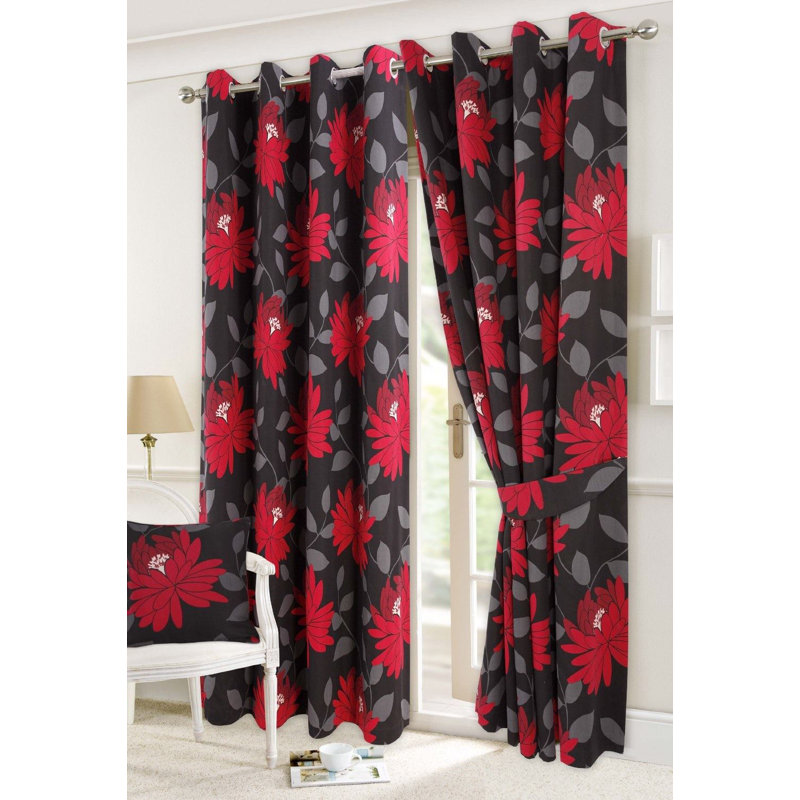 Brodde Serene Eyelet Room Darkening Curtains