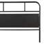 Metal Daybed Platform Bed Frame With Trundle Built-In Casters, Twin Size