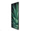 Décoration florale noire sur toile - Feuilles d'ananas