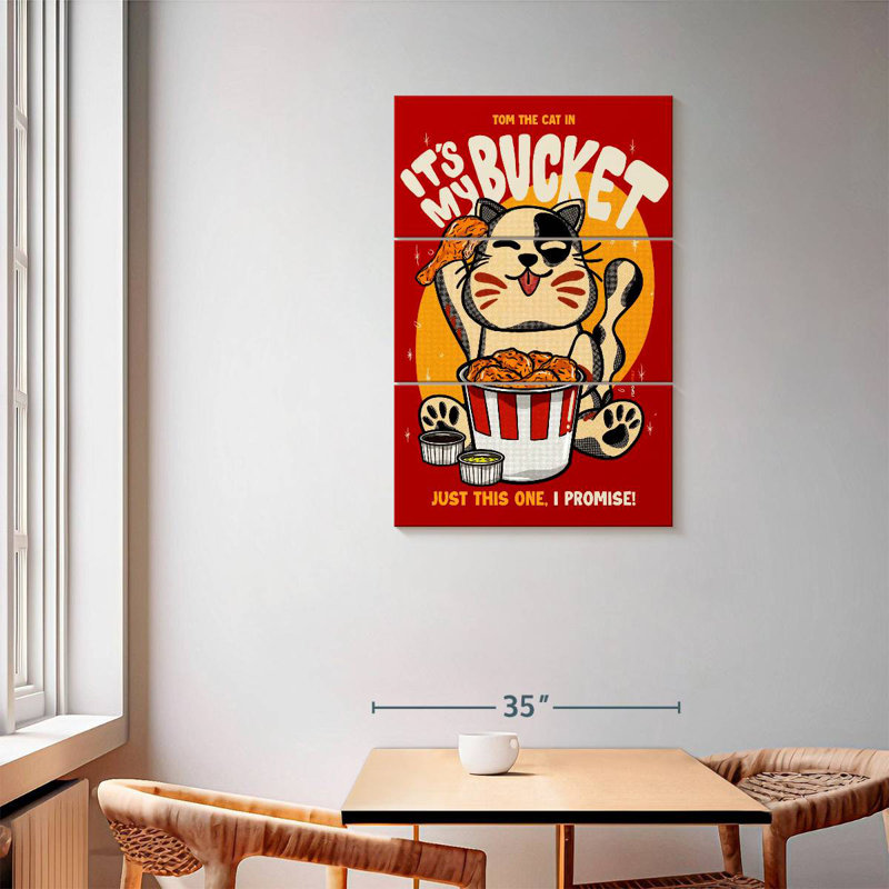 Yarlin It's My Bucket, 57" H x 36" W