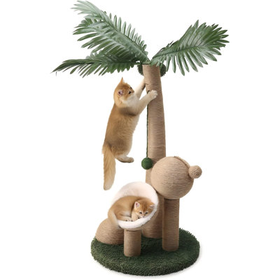Indoor Cat Scratching Post, Interactive Scratcher