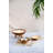 2.4'' H Tabletop Dish with Candle Included