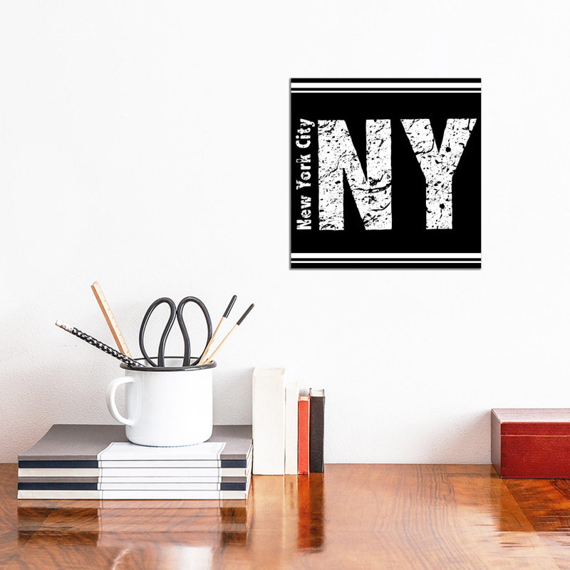 NY by Kimberly Allen - Wrapped Canvas Print, 30.48 cm H x 30.48 cm W
