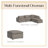 Aakiyah 29.1" Wide Square Standard Ottoman