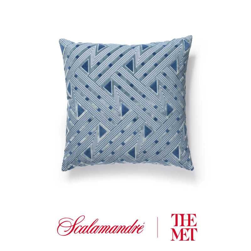 The MET x The House of Scalamandre Kasai Pillow, Slipstream