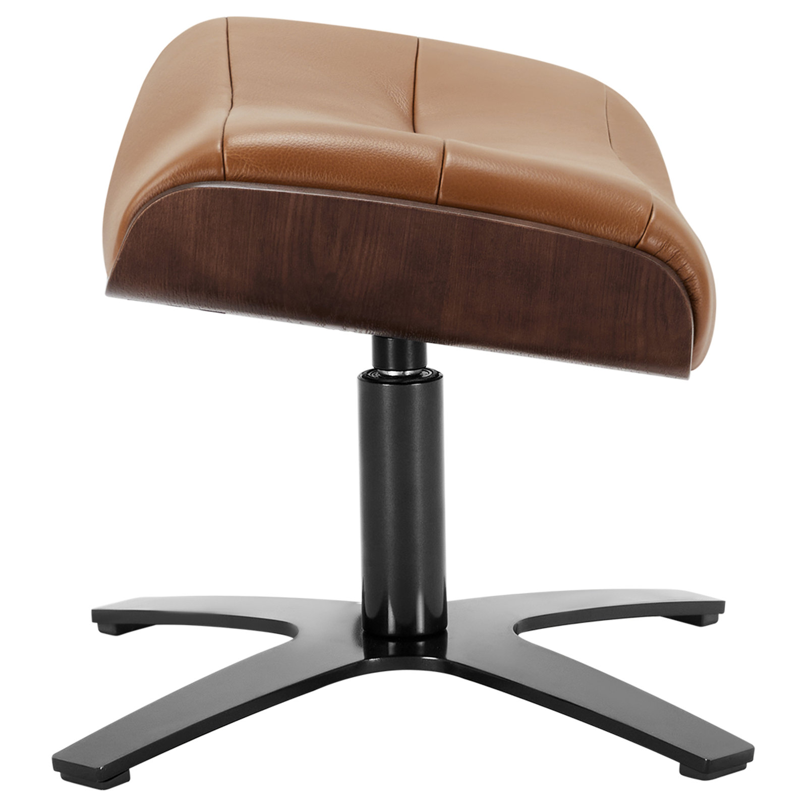 Dillon 20" Genuine Leather Ottoman, Boston Saddle