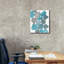 «Boho Beautiful 2 Blue» par Moira Hershey, art mural sur toile-1163592464