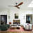  Orren Ellis 3-Blade Solid Walnut Ceiling Fan Without Light– Remote, DC Motor, Indoor/Outdoor/Patio (Coastal/Farmhouse)-1112847795