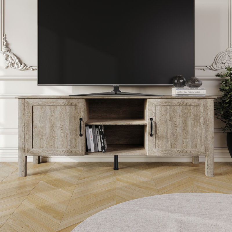 Meuble télé 55 po Topeka, Gris antique