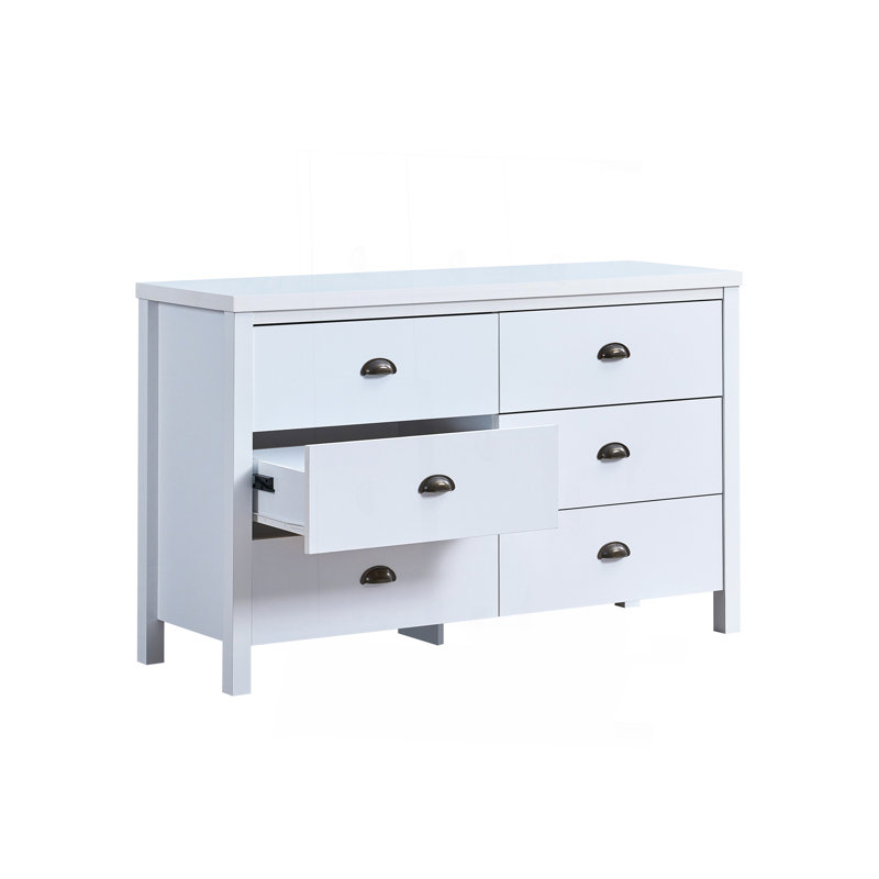 SAFARI 6 Drawer Master Dresser With Interlock Drawer Feature, Ideal For Bedroom And Closet Organization.