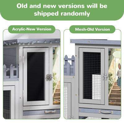 Carrisa Weather Resistant Rabbit Hutch with Ramp
