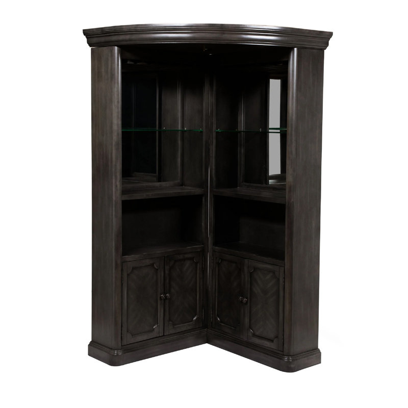 Rinnes 42'' Solid Wood Bar Cabinet