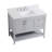Scottsbluff 42 " W Freestanding Standard 1 Single Vanity Bathroom Vanity With Engineered Marble Top-1865700812