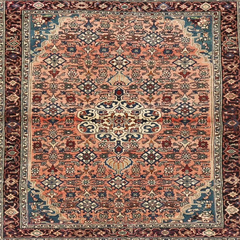 Southwestern Indoor Rug, Round 7'