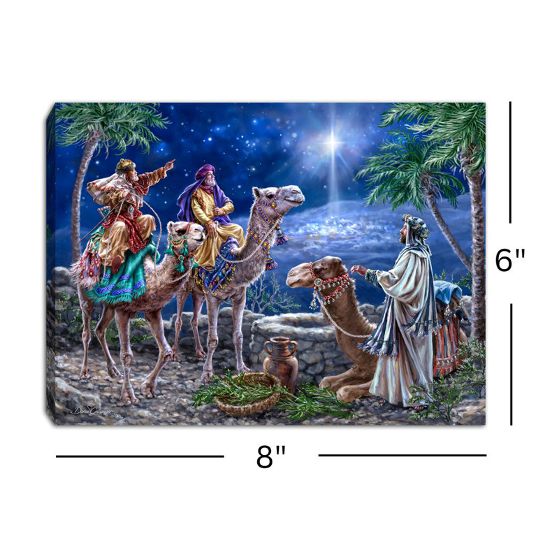 Toile à dos de chevalet 8 x 6 The Magi