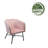 Daevin 17.34'' H Velvet Upholstered Armchair-992326548