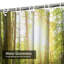 Rideau de douche avec 12 crochets Trees Shadows-637446112