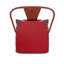 Tabouret à hauteur de comptoir toutes saisons avec siège en résine polyester Brinya-1772882659-1772882687
