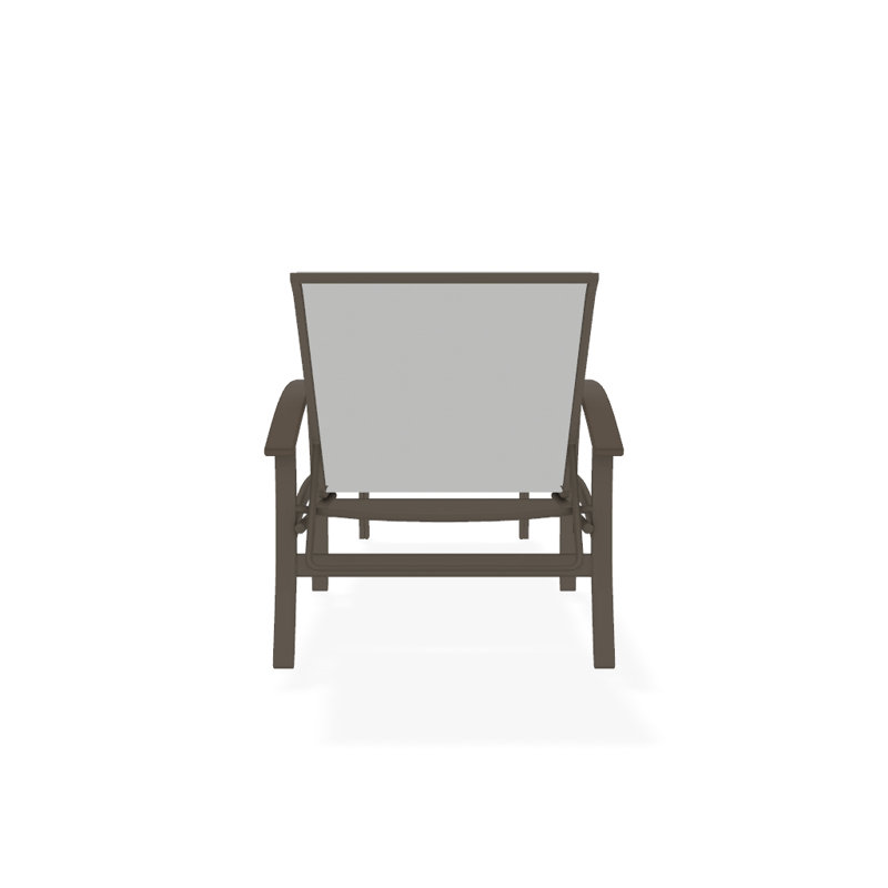 Belle Isle Outdoor Chaise Lounge, White 6D Sunbrella®, Desert P60, Textured Graphite