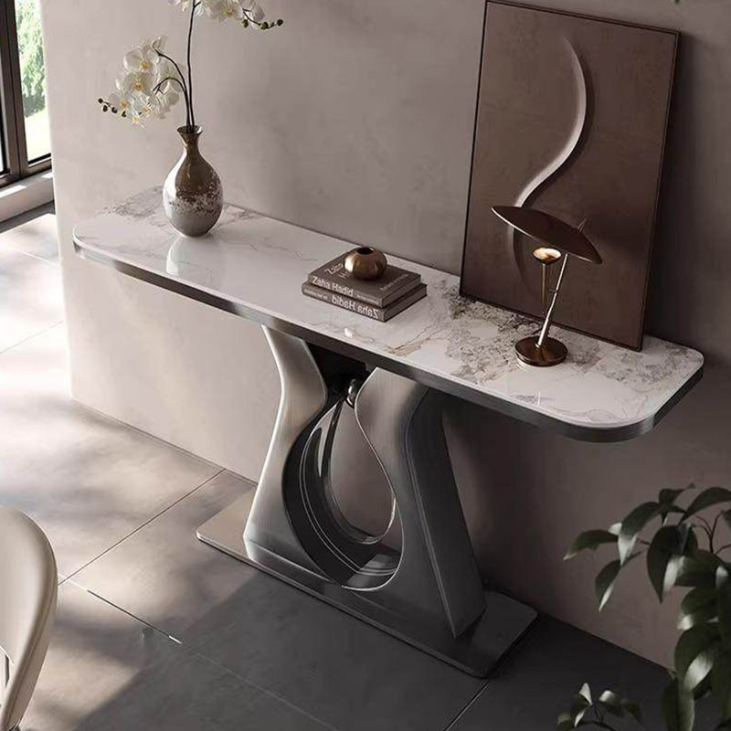 Naudain, 33.4" H x 59" W x 13.7" D, Blanc