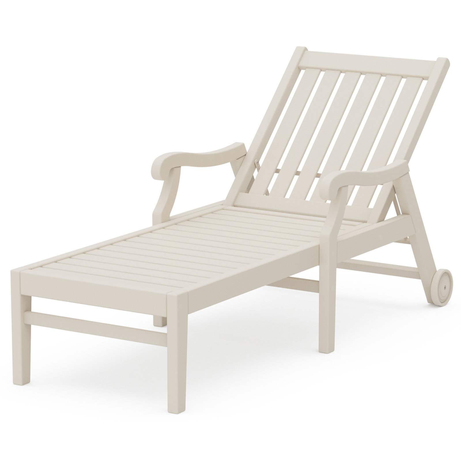 POLYWOOD® Verlyn 30" Patio Chaise Lounge, Sand