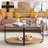 Hanshaw Glass Top Coffee Table