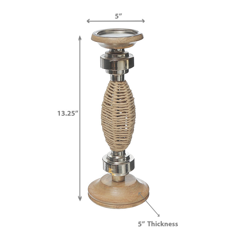 Bougeoir Ih Casadecor, H 13,25 po x l 5 po x P 5 po