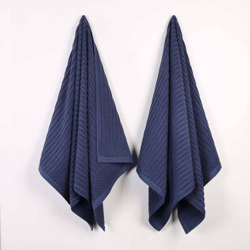 Ensemble de draps de bain Ruvins, Bleu marine