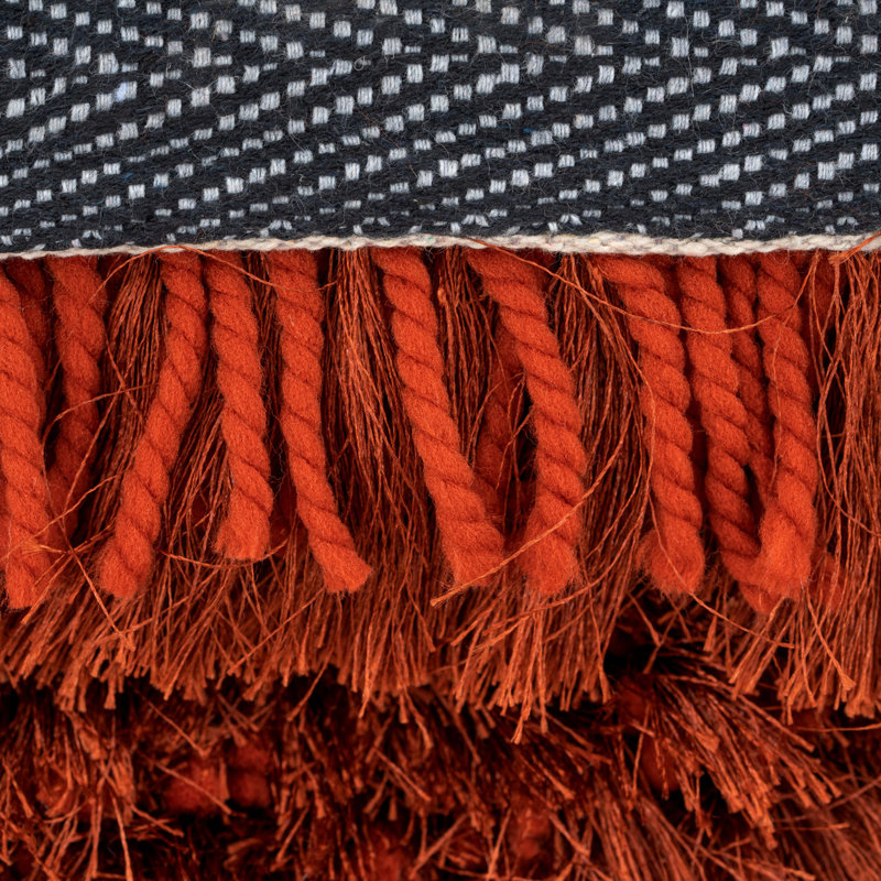 Zia Solid Colour Shag Area Rug, Rectangle 160 x 230cm