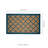 Clara Blue Quatrefoil Non-Slip Outdoor Coir Doormat-55600729