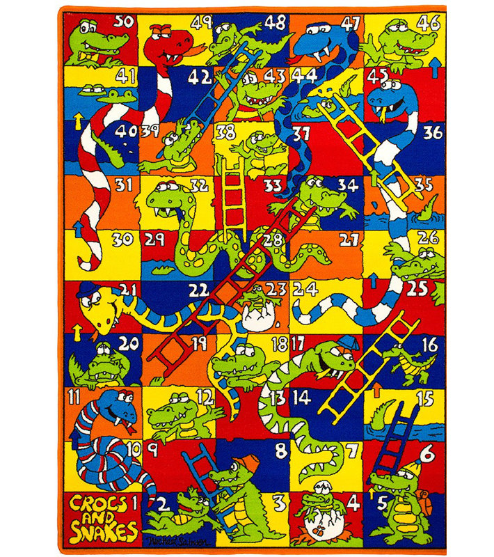 Rectangle Abstract Machine Woven / Power Loomed Polypropylene Rug, Rectangle 3'3" x 4'10"