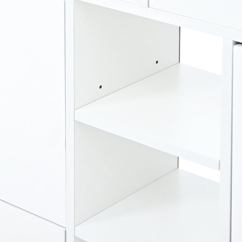 Meuble à chaussures 2 tiroirs avec tiroirs - rangement moderne blanc pour couloir, tiroirs de couloir, style, peu encombrant