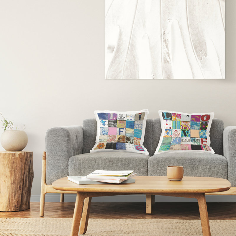 Checkered Throw Pillow