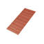 Tapis rouge / beige en laine tissé à la main à motif géométrique 3 pi 5 po x 7 pi Peltier
